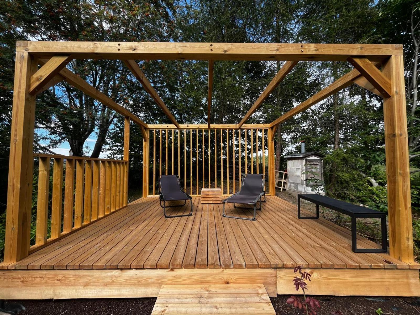 Garden House Nad Jeziorem Szelment Przejma Wielka Luaran gambar