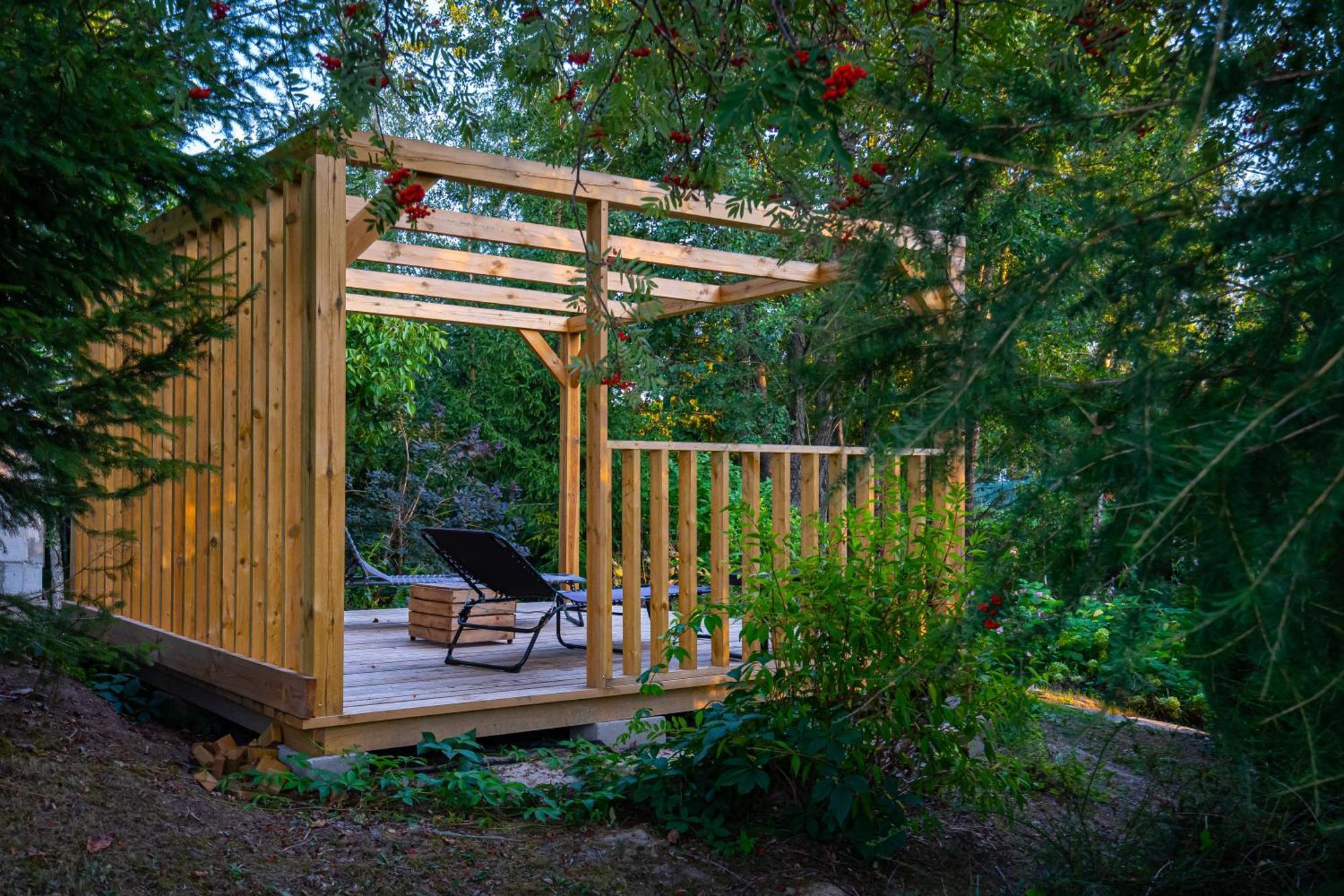 Garden House Nad Jeziorem Szelment Przejma Wielka Luaran gambar